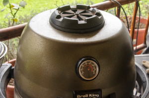 Keg up to roasting temp